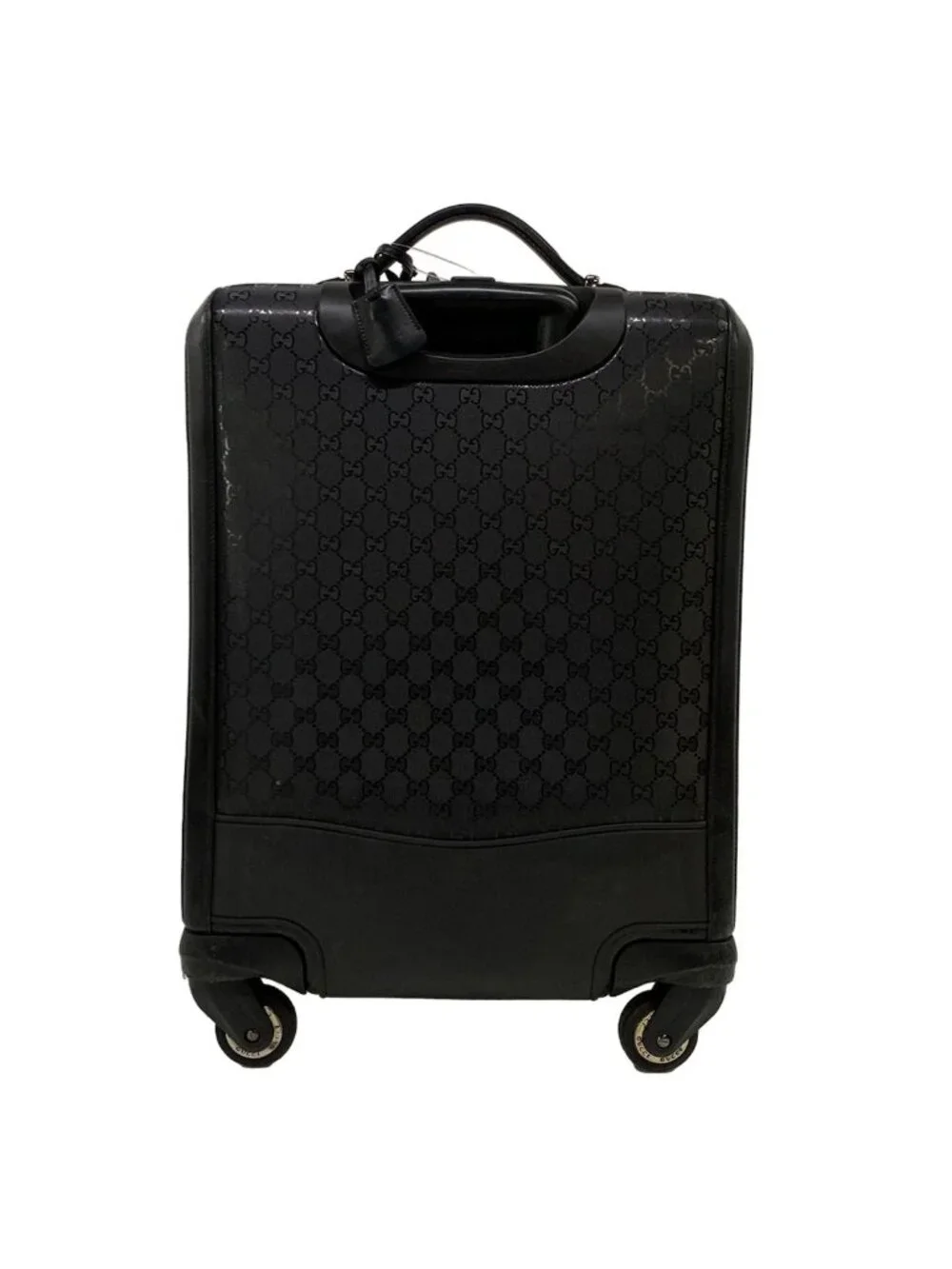 Gucci Travel Bag Imprime Black Diamond No Lock Leather